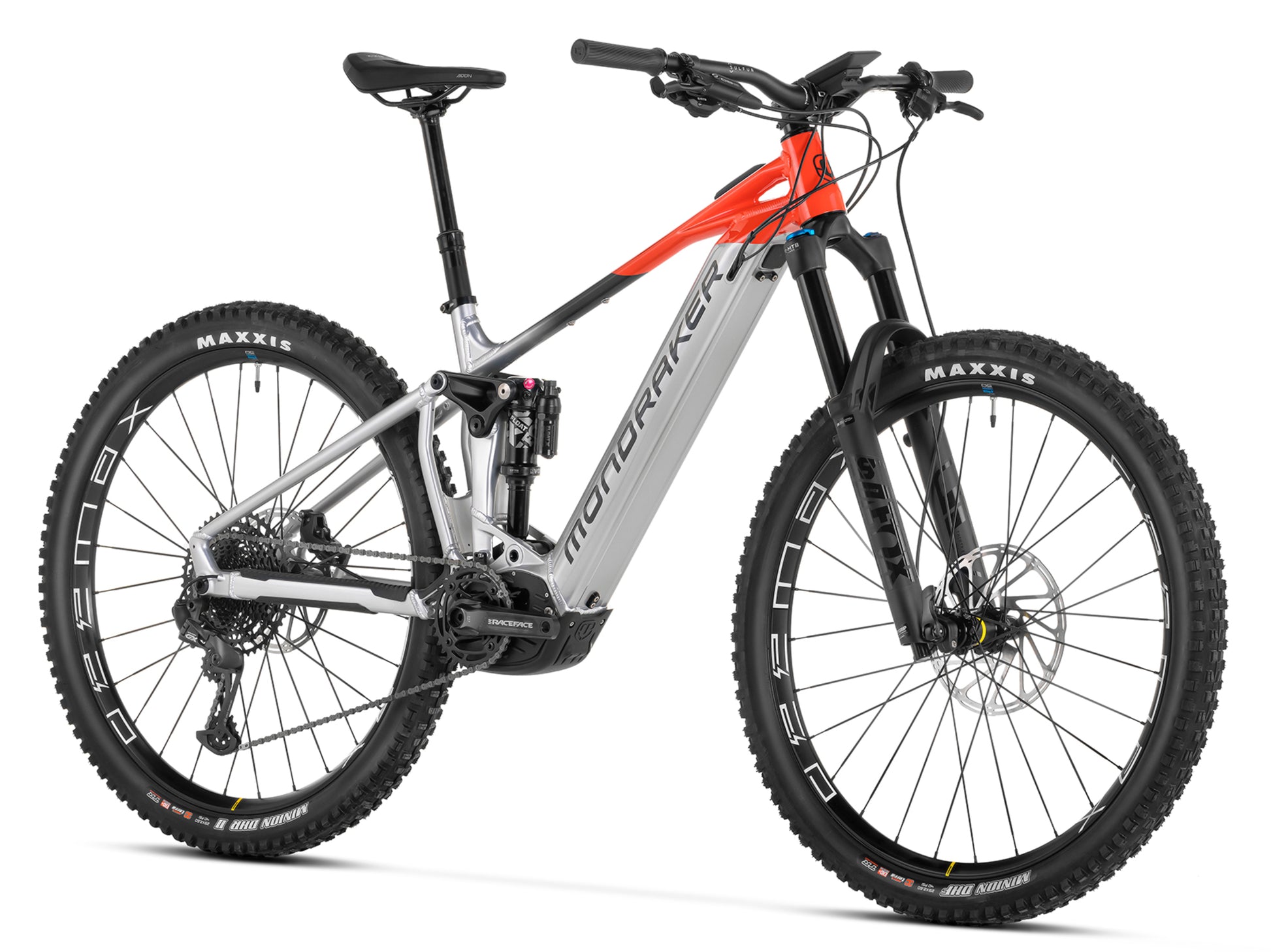 Mondraker Crafty R Enduro eMTB Flame red Forward facing view