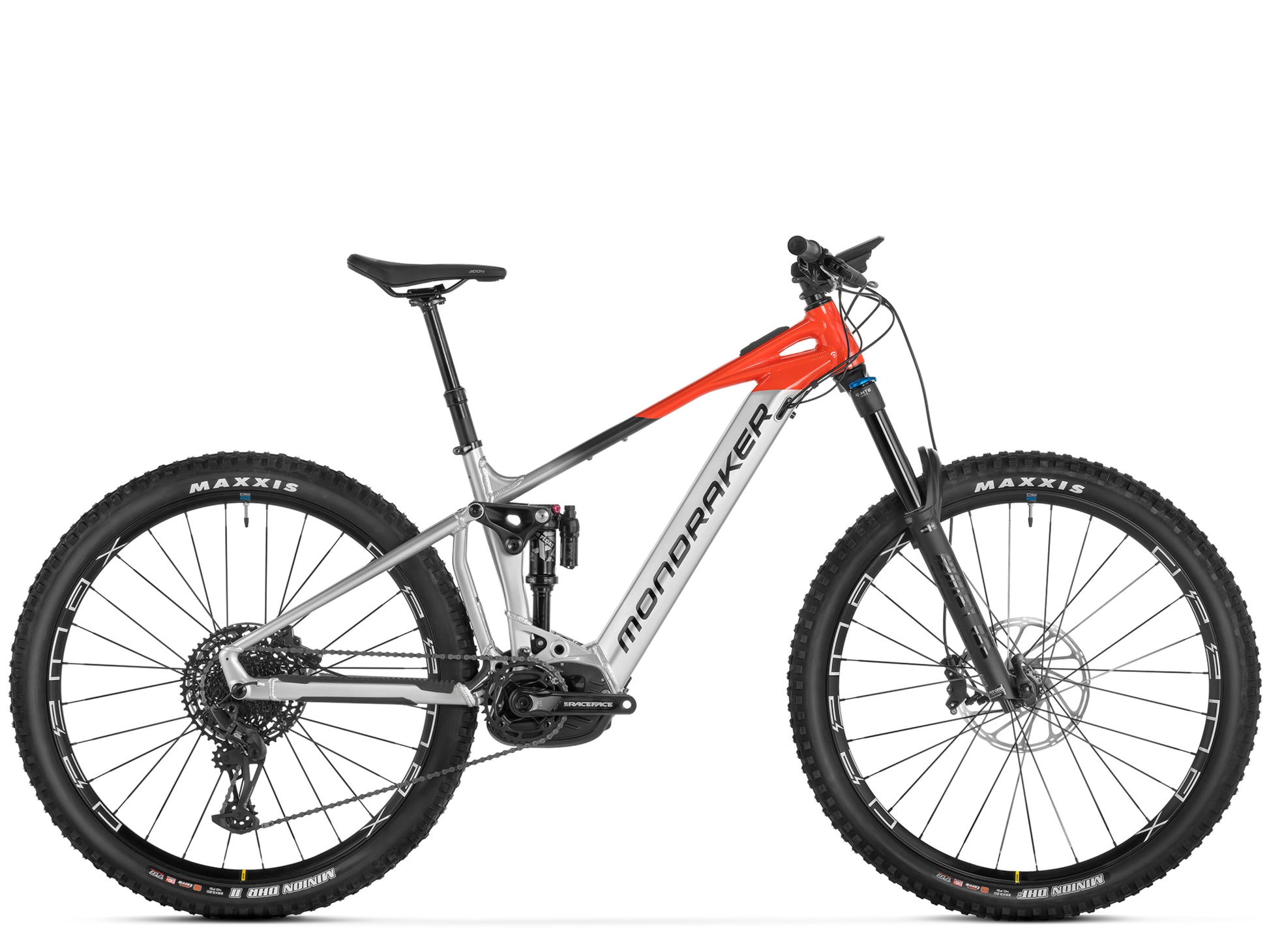 Mondraker Crafty R Enduro Full Suspension eMTB Flame red Side profile