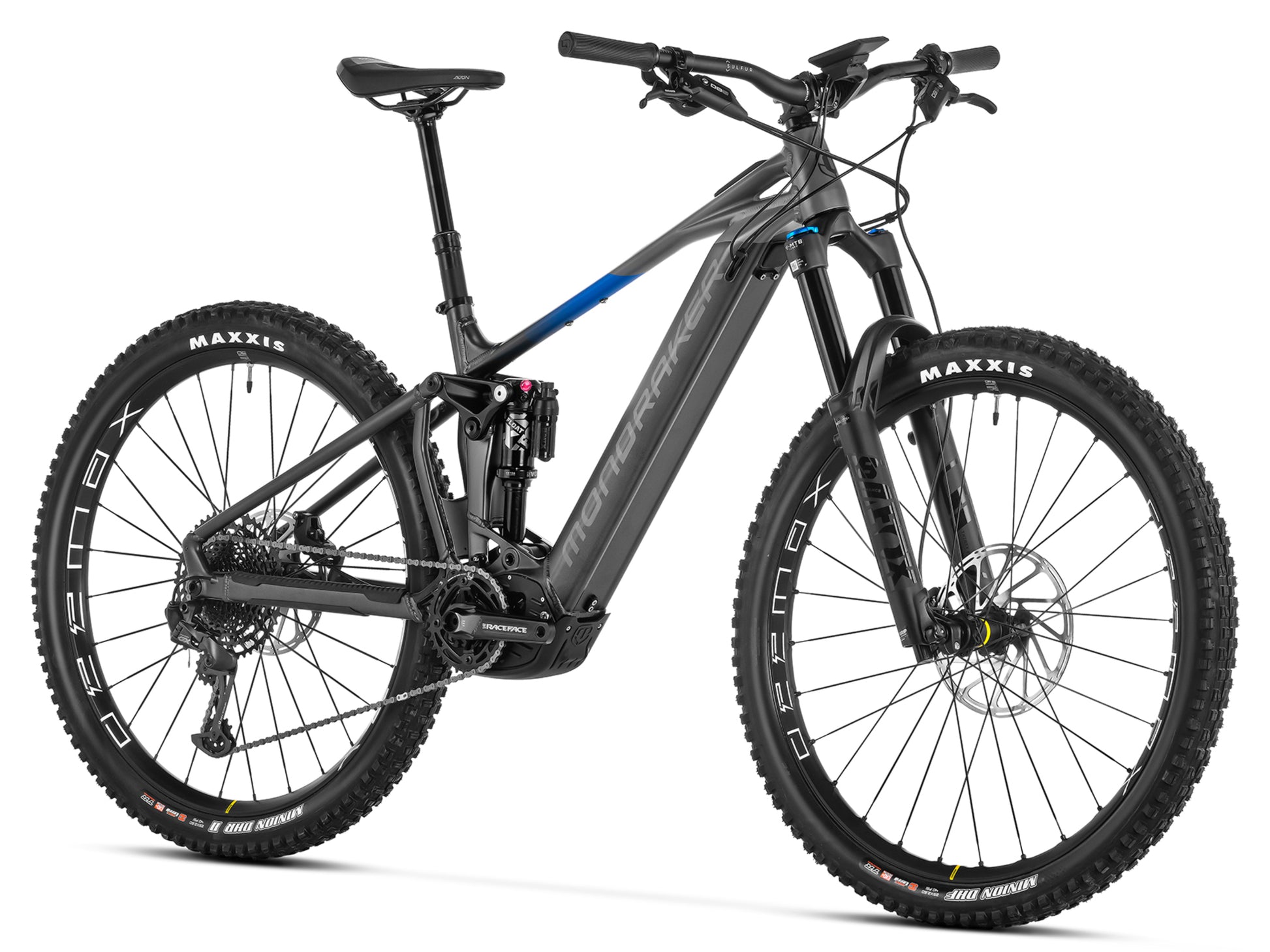 Mondraker Crafty R Enduro eMTB Vortex grey Forward facing view