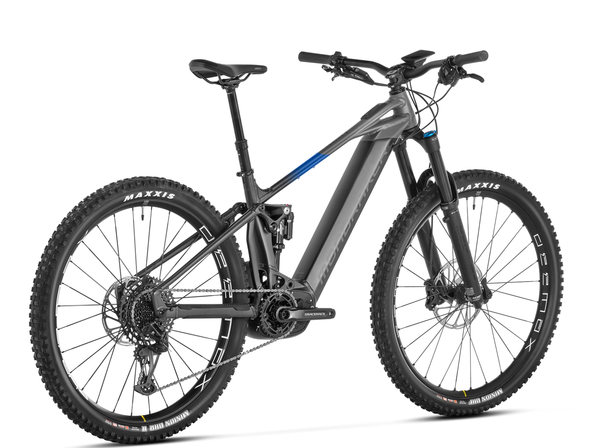 Mondraker Crafty R Enduro eMTB Vortex grey Rear facing view