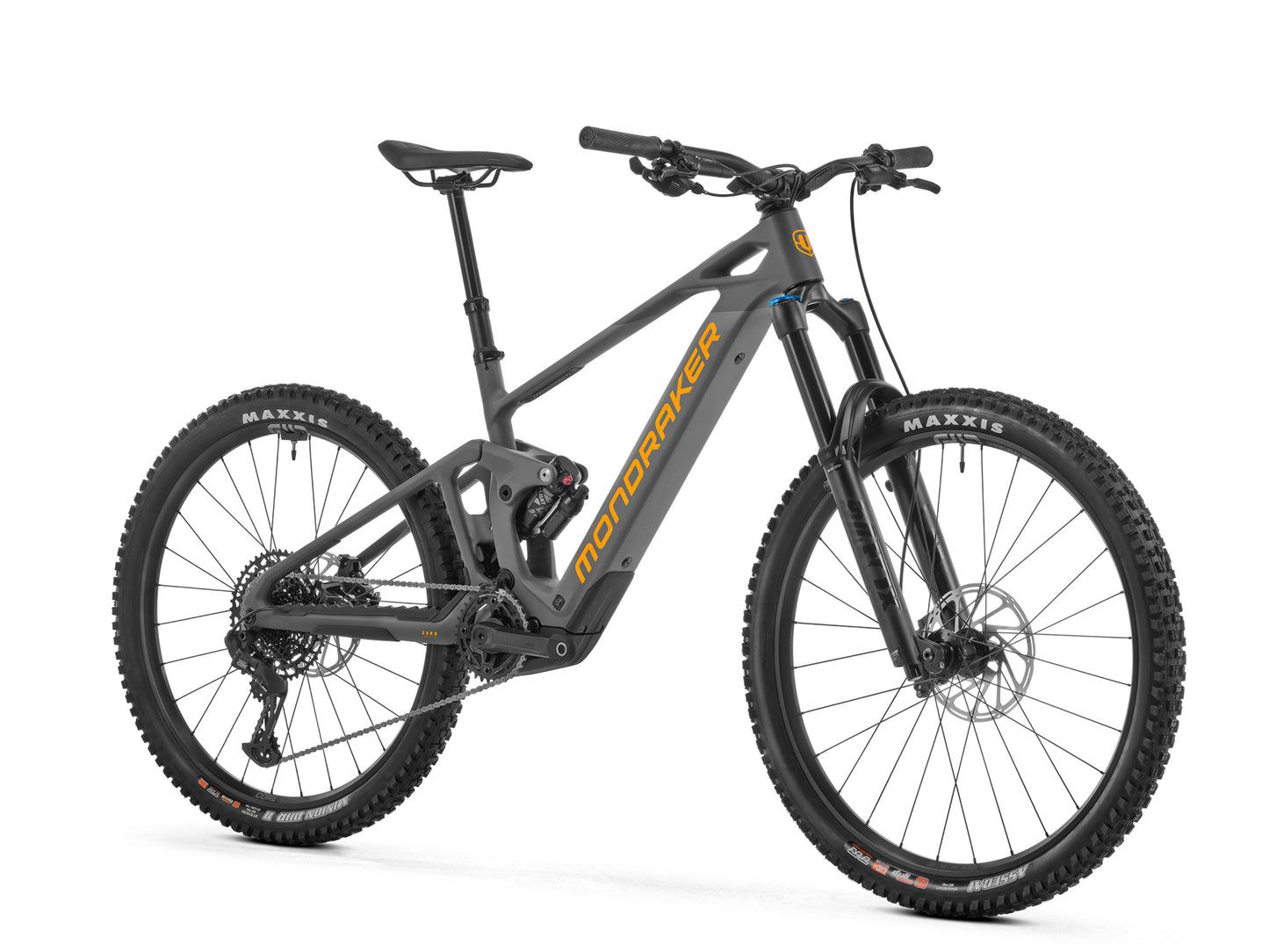 Mondraker Dune R eMTB Enduro Nimbus gray Forward facing view
