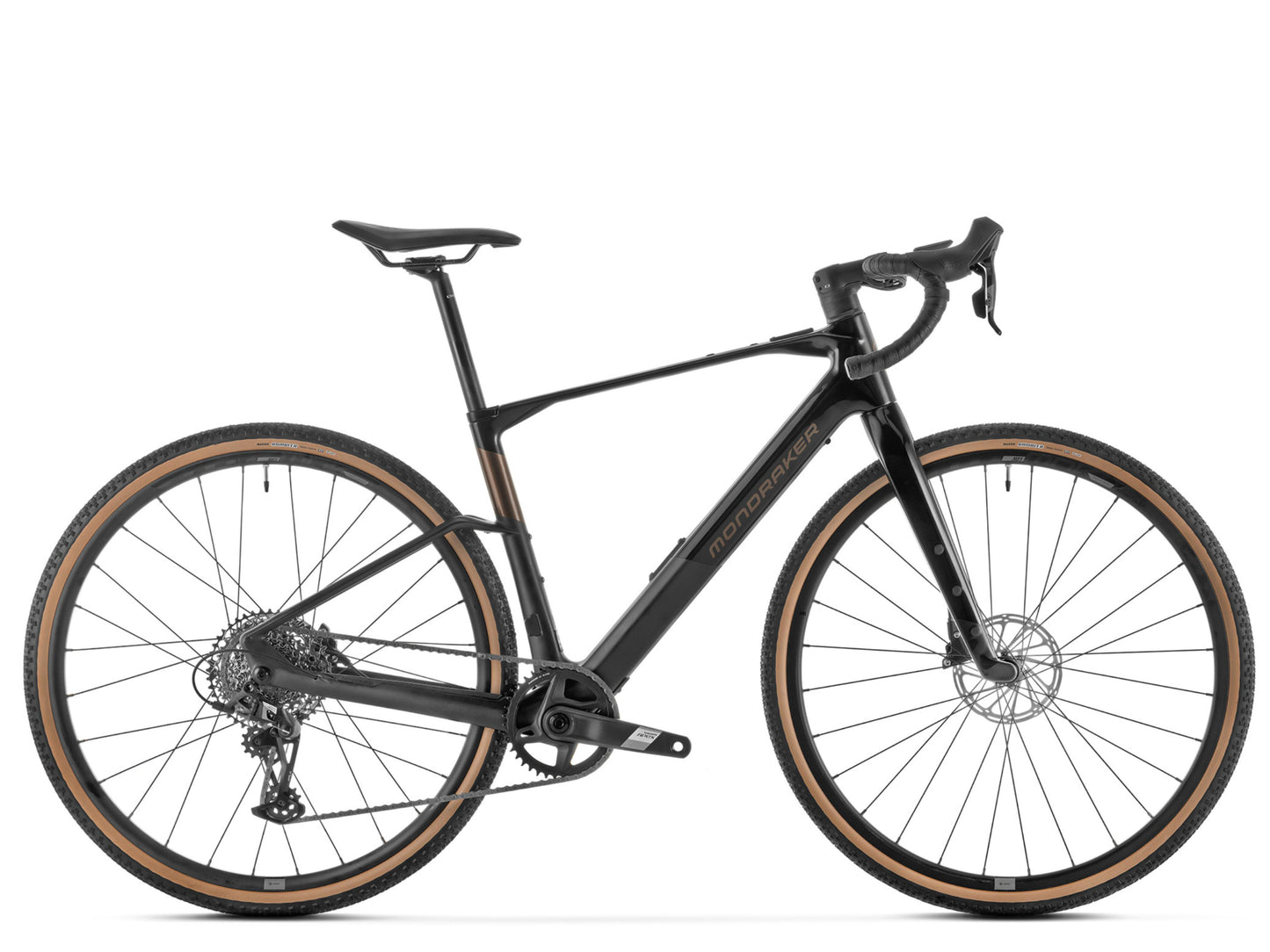 Mondraker Dusty R Gravel Black / bronze Side profile