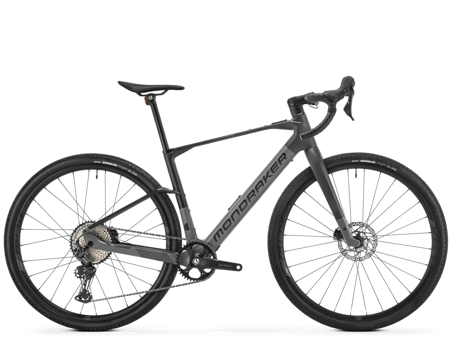 Mondraker Dusty Gravel ebike Nimbus grey Side profile