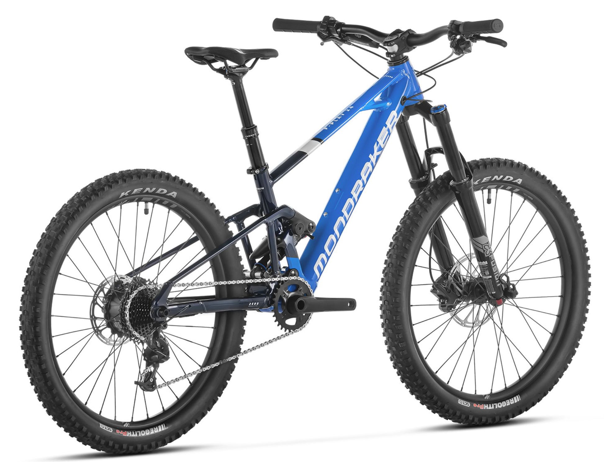 Mondraker F-Play 24 eMTB Children's 24" Blue Rear facing view