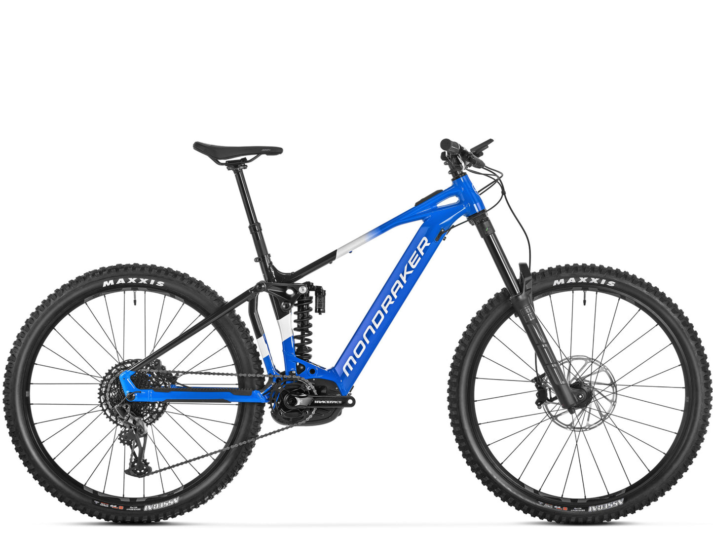 Mondraker Level R Full suspension emtb Enduro Carrera blue Side profile