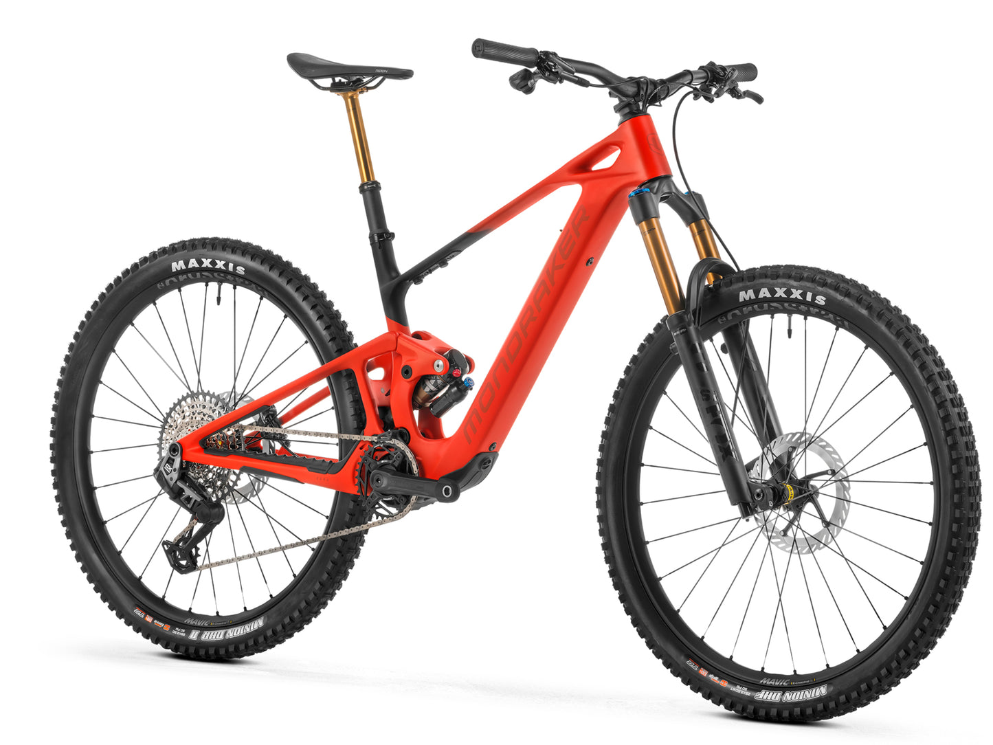 Mondraker Neat RR eMTB Flame red Forward facing view