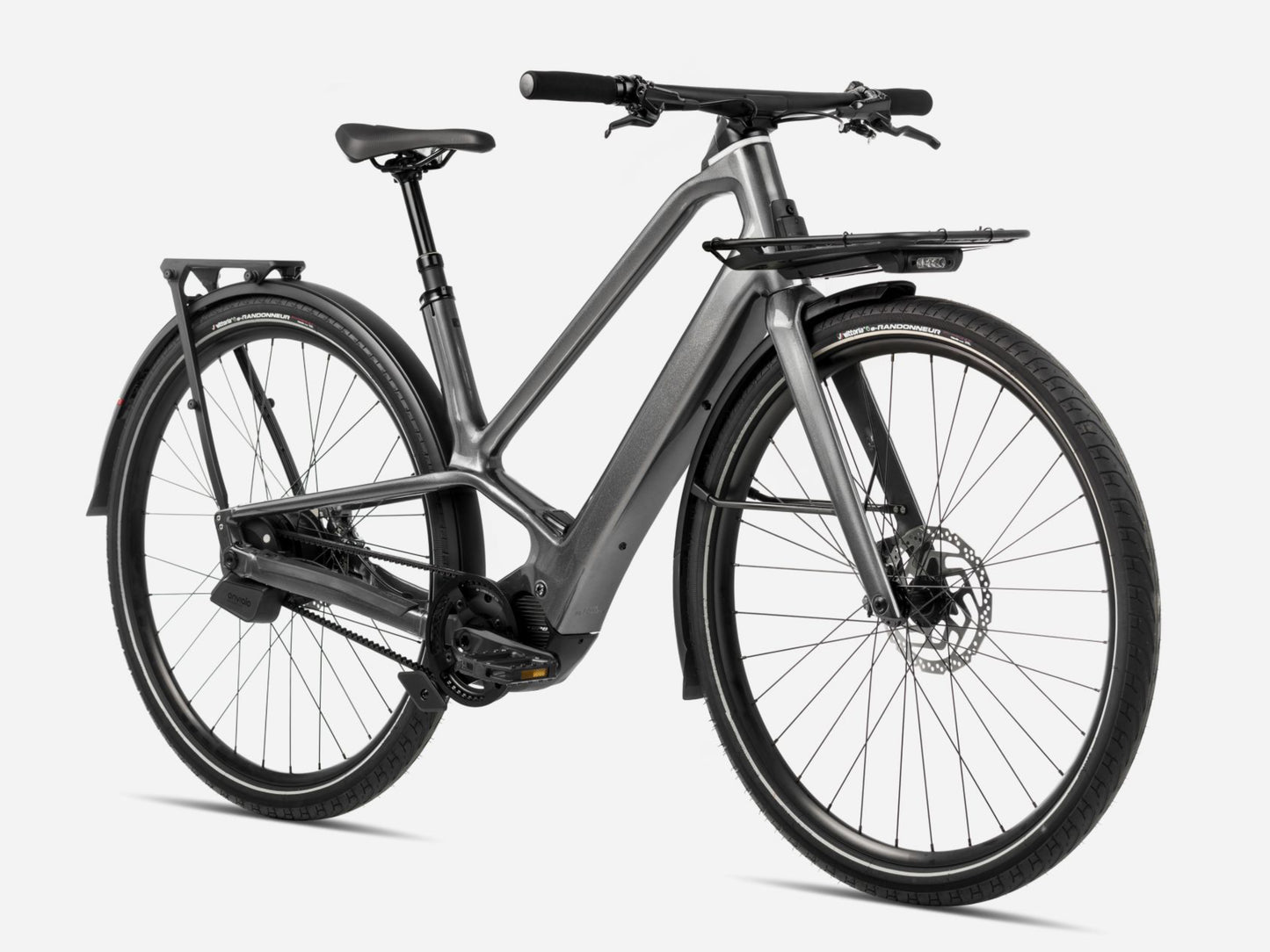 Orbea Diem 10 28MPH Road /commuter eBike Glitter anthracite Forward facing view