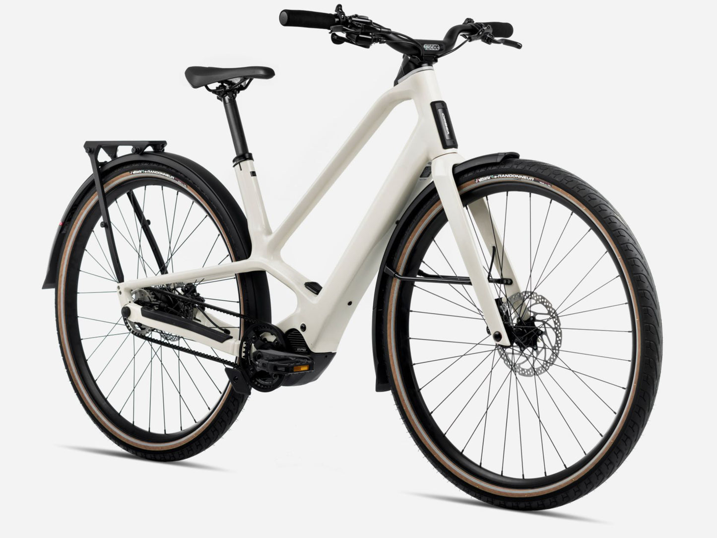 Orbea Diem 20 Road / commuter eBike Ivory white gloss Forward facing view