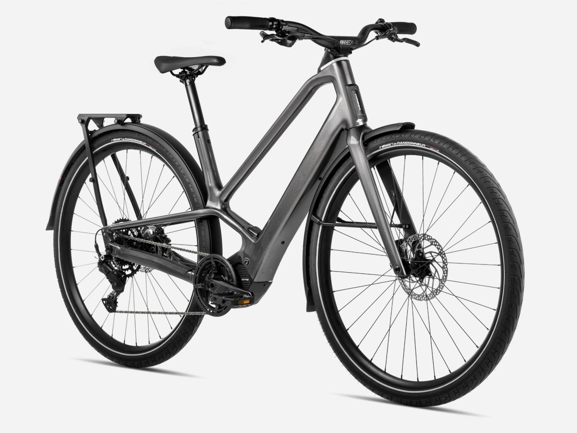 Orbea Diem 30 28MPH Road / commuter eBike Glitter anthracite gloss Forward facing view