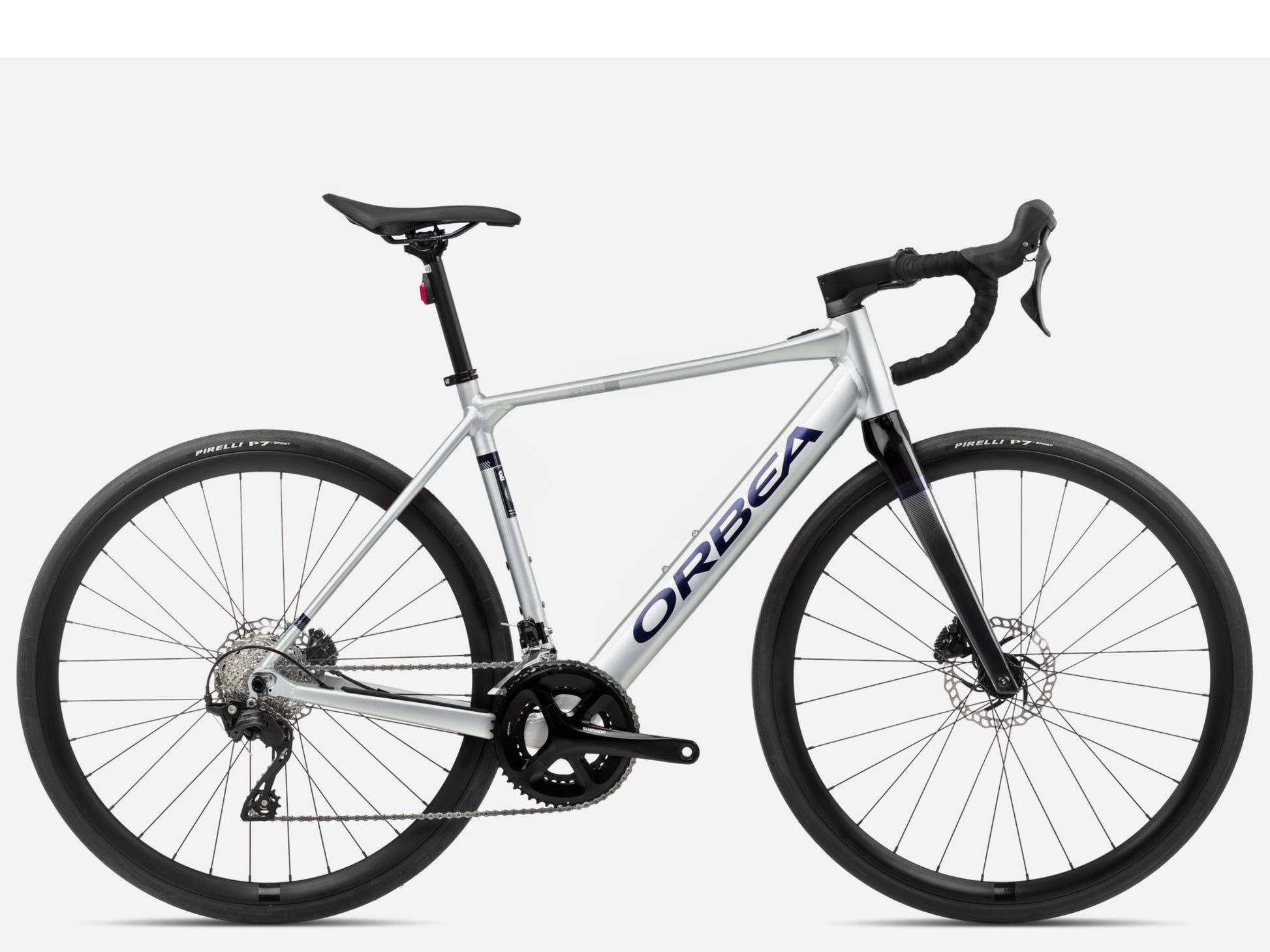 Orbea Gain D30 Gravel Road eBike Metallic silver matte / black gloss Side profile