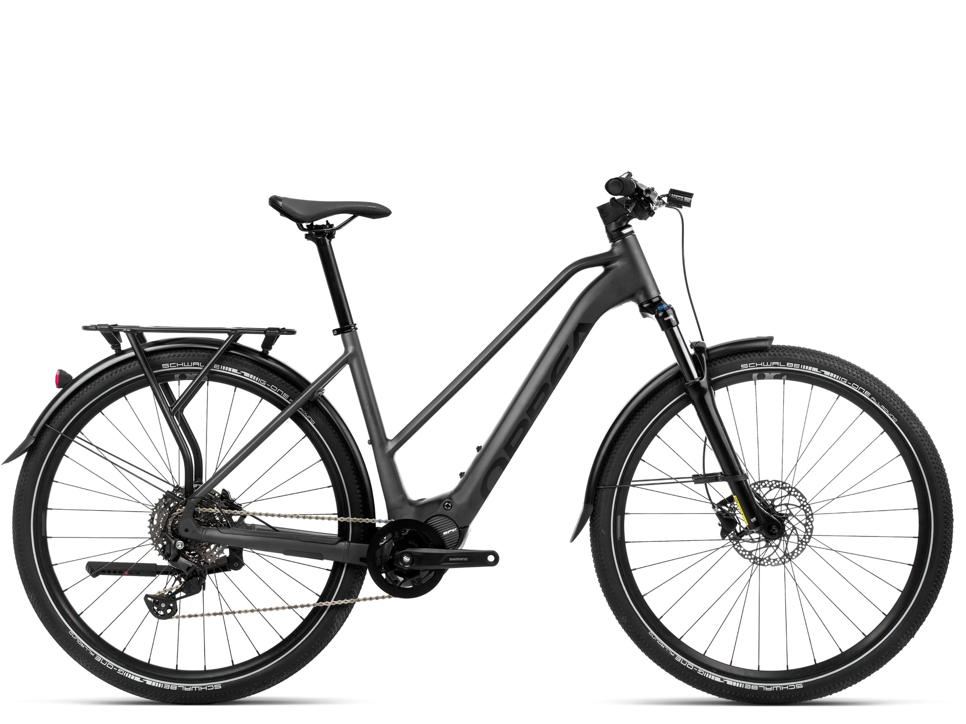 Orbea Kemen Mid 40 Electrc bike Leisure / road / commuter Metallic night black Side profile