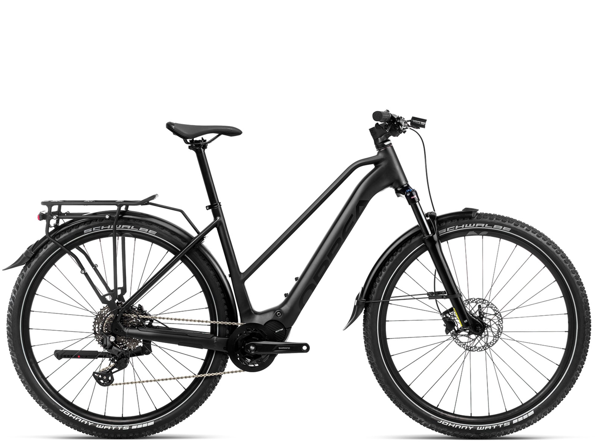 Orbea Kemen Mid SUV 40 Metallic black matte Leisue hardtail Side profile