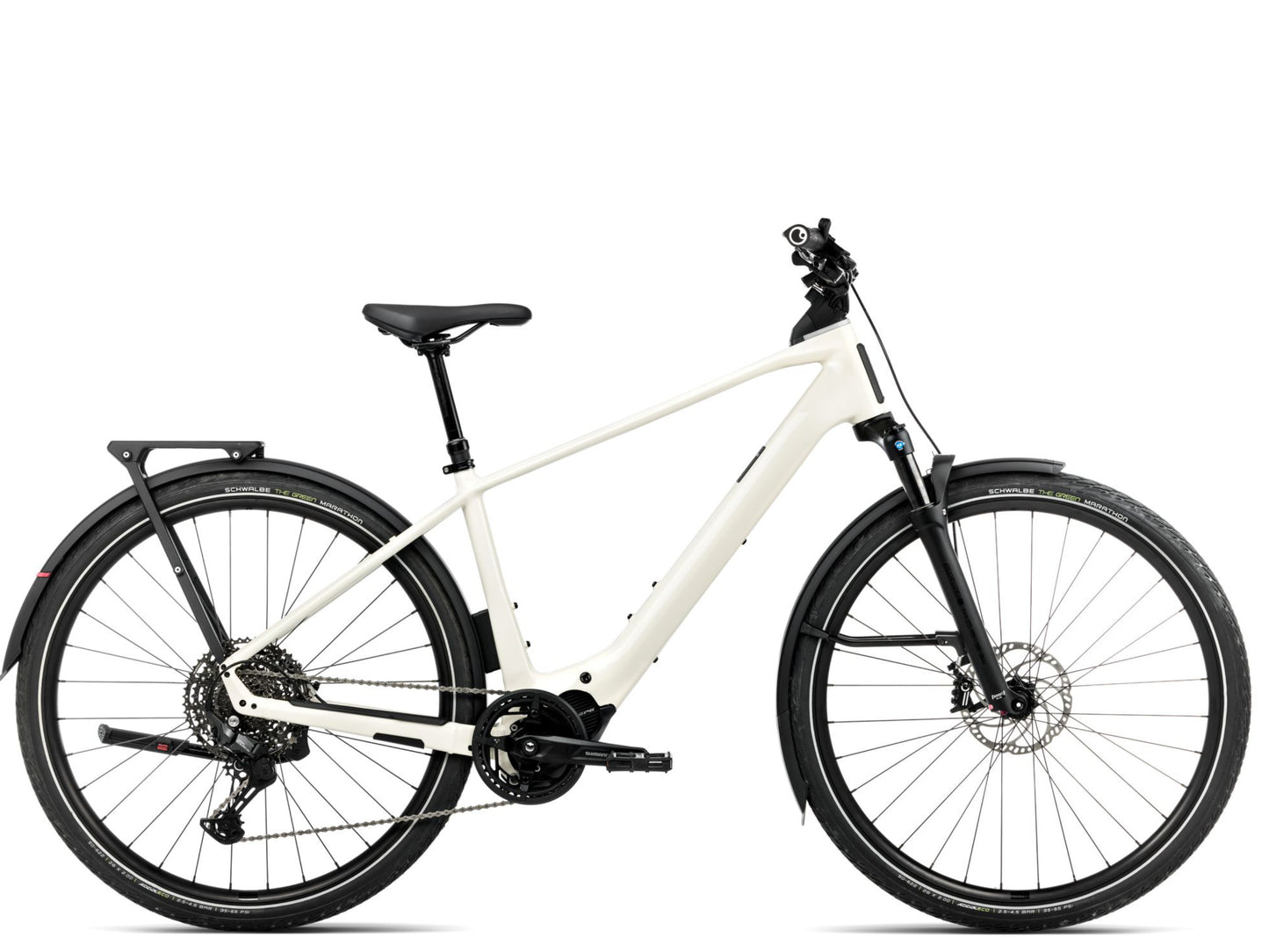 Orbea Kemen Tour 10 Touring Commuter Ivory white gloss Side Profile