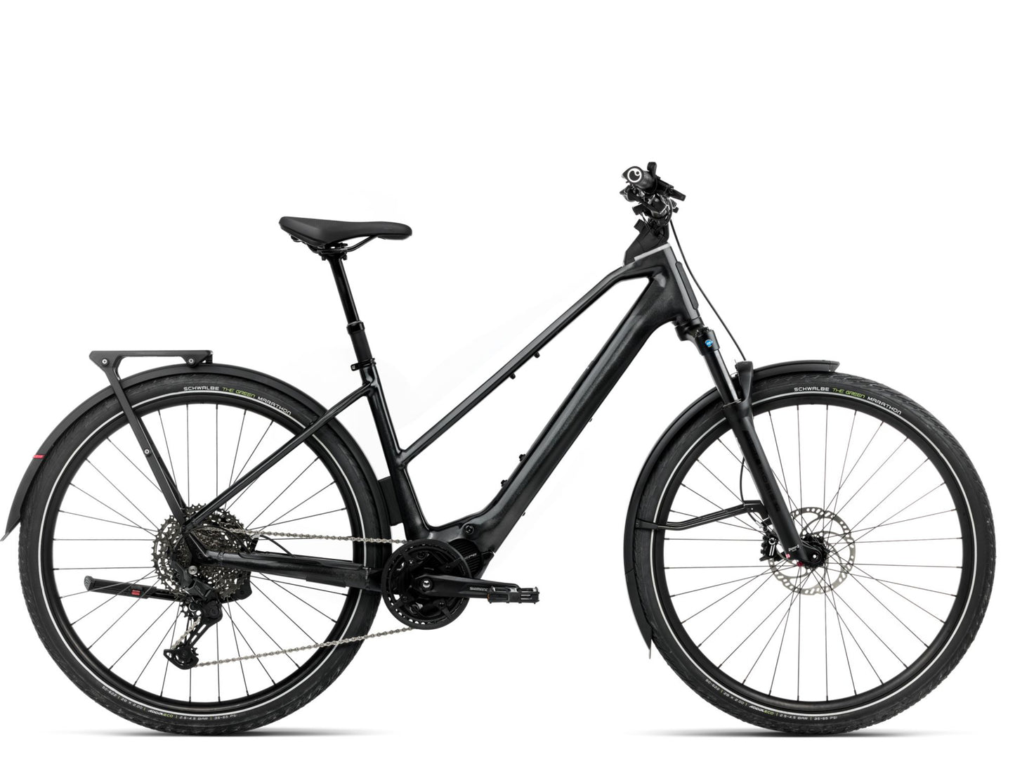 Orbea Kemen Tour 10 Mid Touring Commuter Diamond black gloss Side Profile