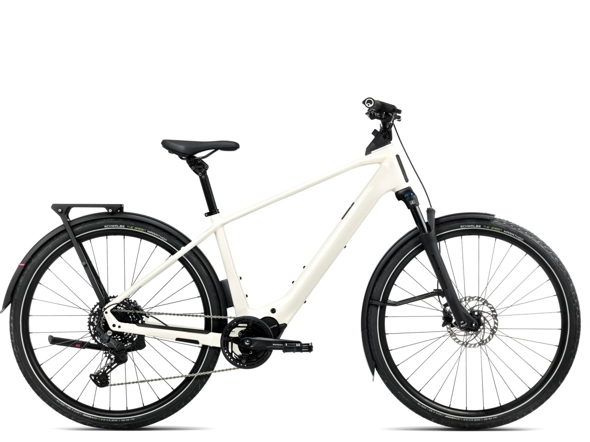 Orbea Kemen Tour 20 Touring Commuter Ivory white gloss Side Profile