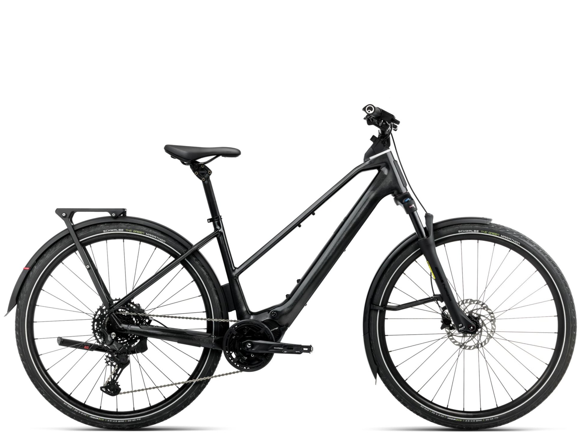 Orbea Kemen Tour 20 Mid Touring Commuter Diamond black gloss Side Profile