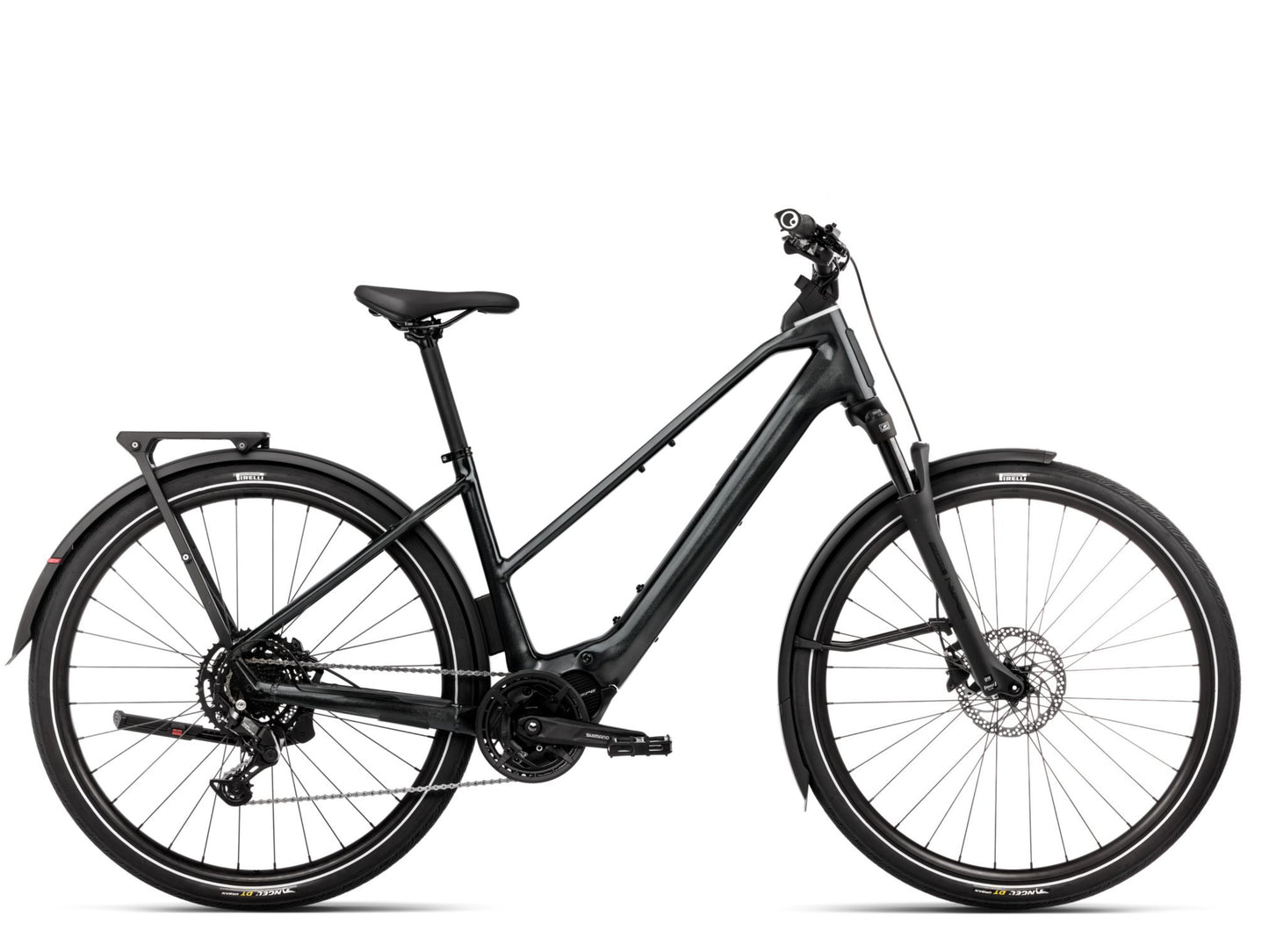 Orbea Kemen Tour 30 Mid Touring Commuter Diamond black gloss Side Profile