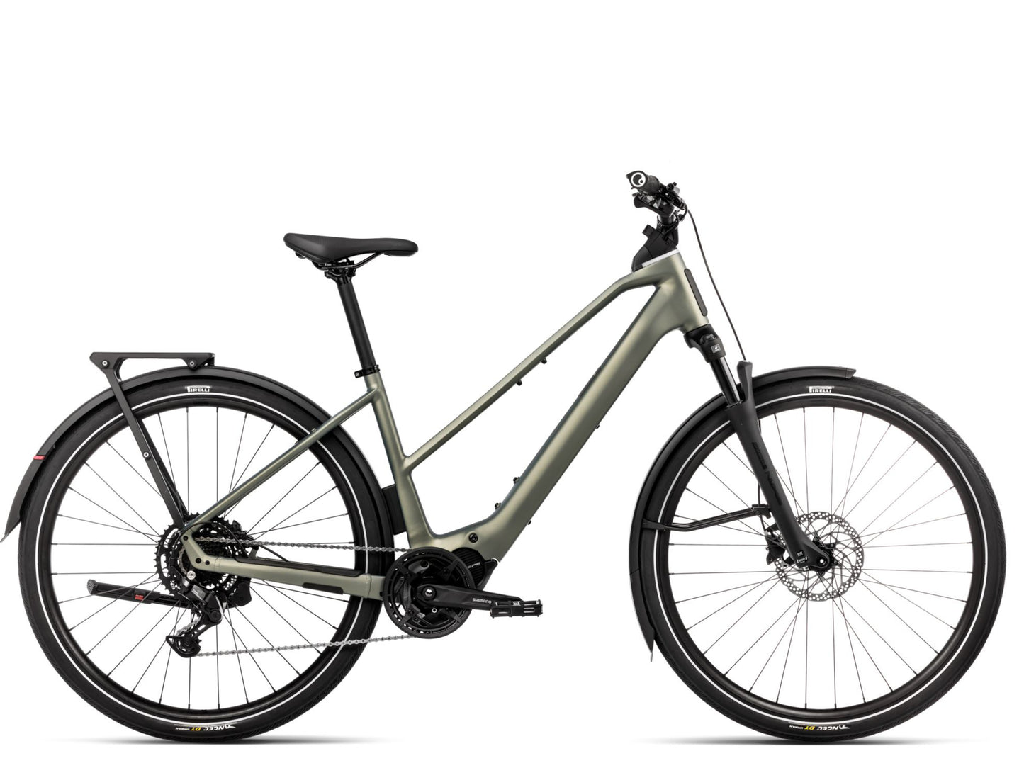 Orbea Kemen Tour 30 Mid Touring Commuter Spaceship green matte Side Profile