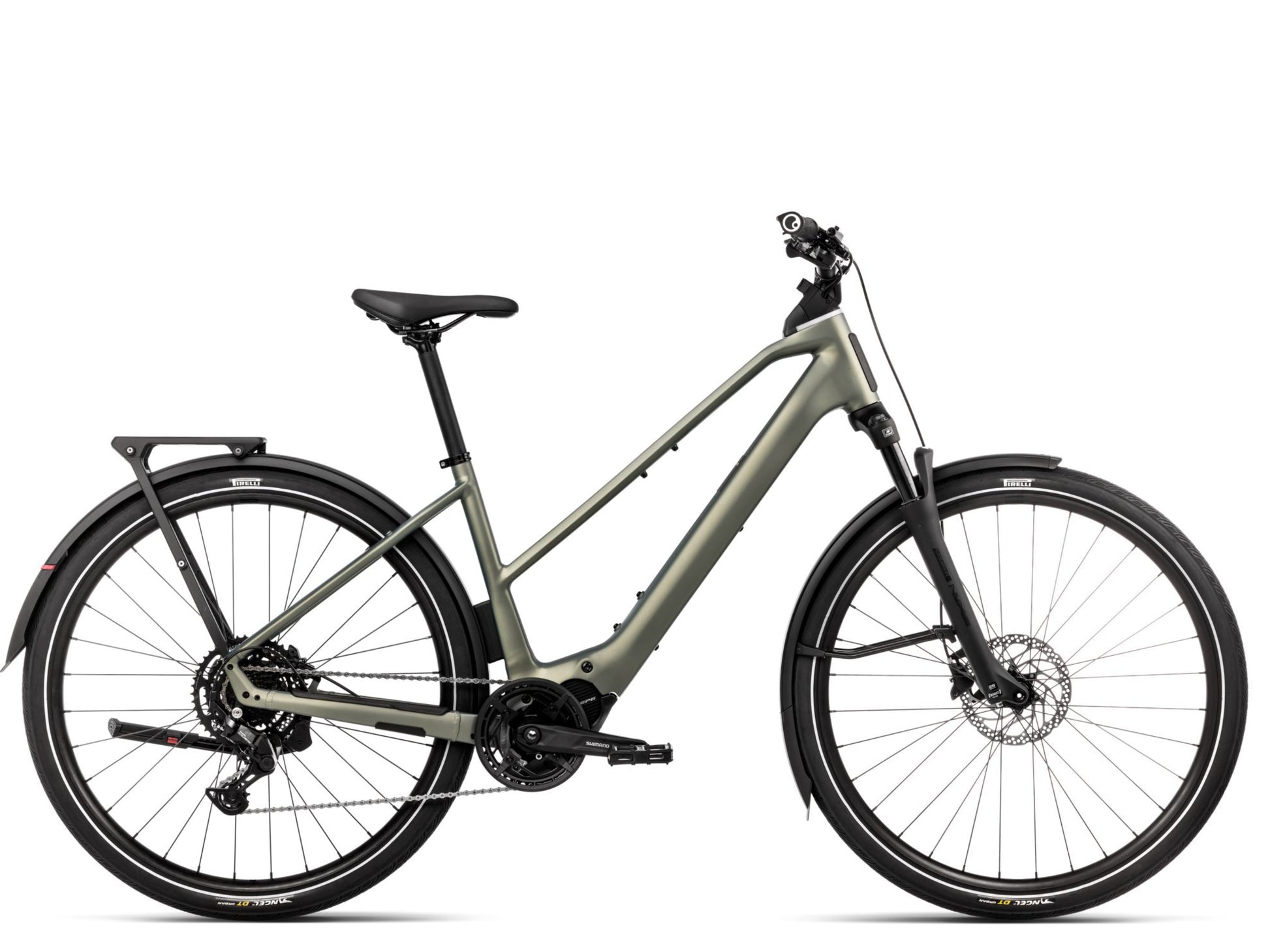 Orbea Kemen Tour 30 Mid Touring Commuter Spaceship green matte Side Profile