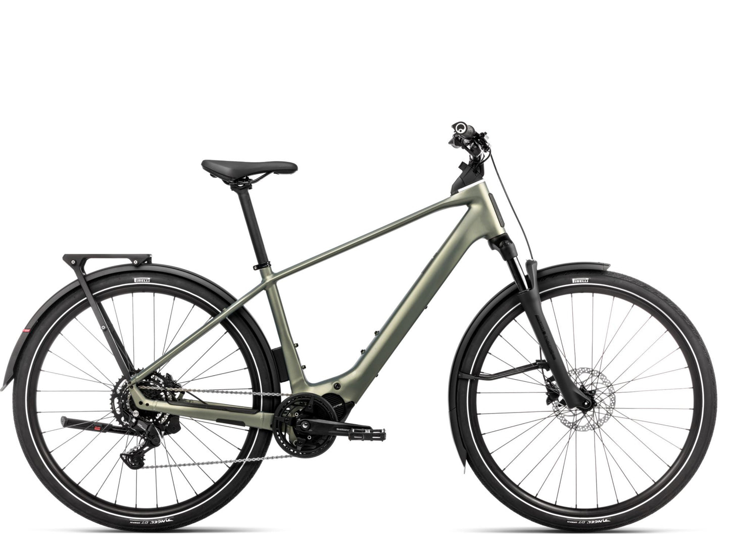 Orbea Kemen Tour 30 Touring Commuter Spaceship green matte Side Profile