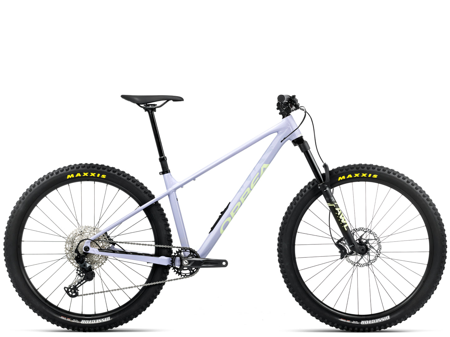 Orbea Laufey H10 Hardtail Mountain bike Digital lavender / acid gum Side profile