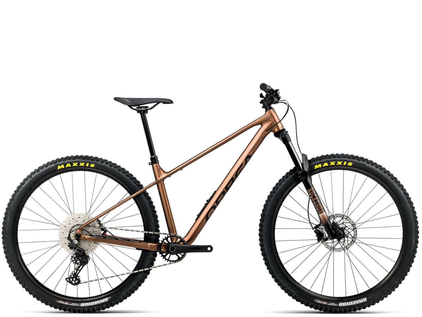 Orbea Laufey H30 Hardtail Mountain bike Metallic cinnamon matte / black gloss Side profile