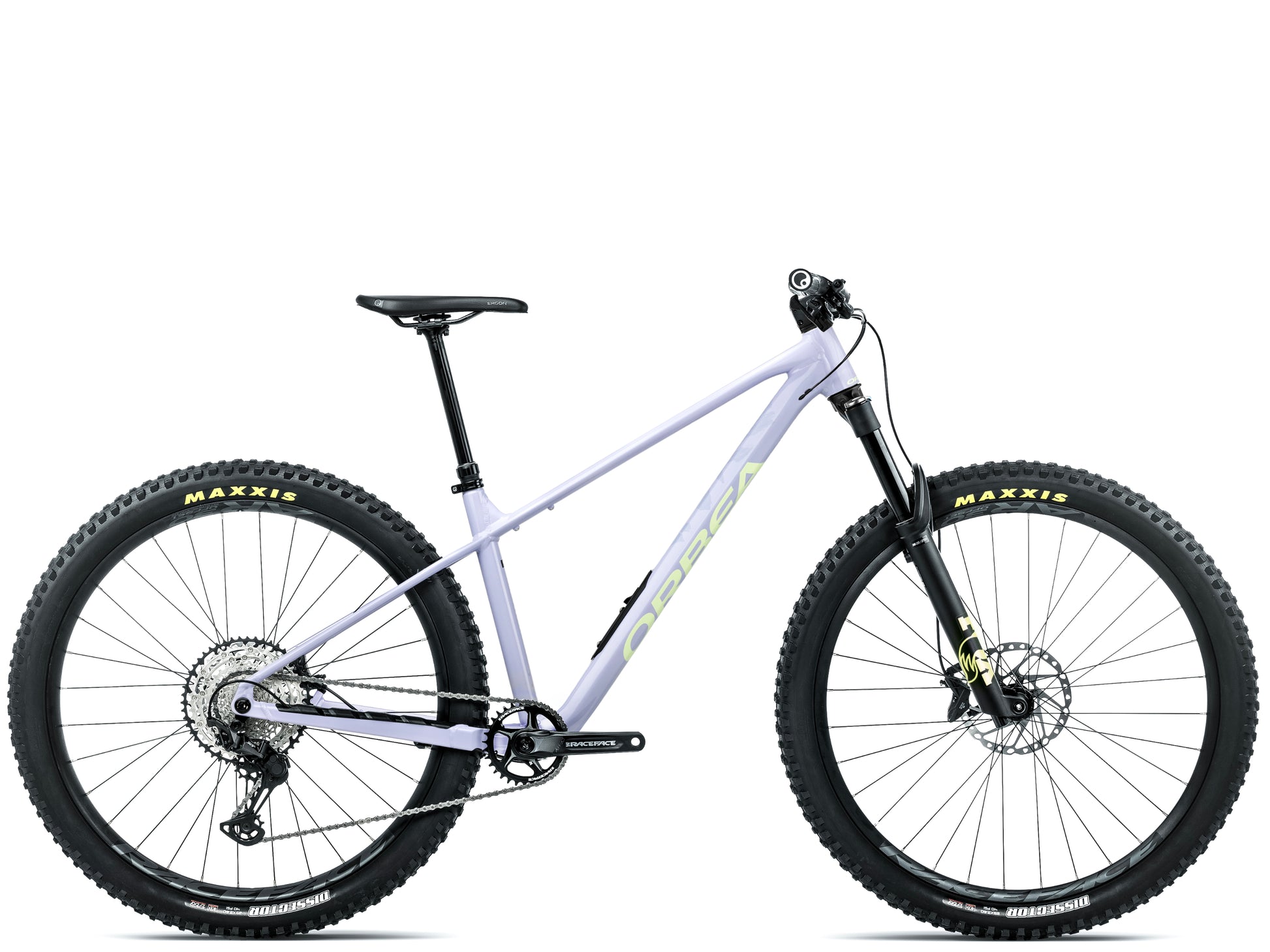 Orbea Laufey H-LTD Hardtail Mountain bike Digital lavender / acid gum Side profile