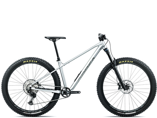 Orbea Laufey H-LTD Hardtail Mountain bike Smooth silver matte / titanium gloss Side profile