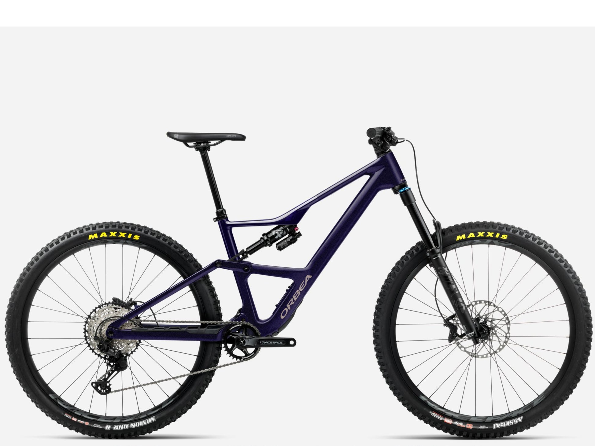 Orbea Occam LT H30 Full Suspension  Mountain bike Tanzanite matte / gloss Side profile