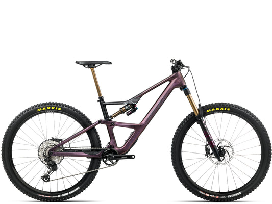 Orbea Occam LT M10 Full Suspension Mountain bike Sunset carbon view / black matte Side profile