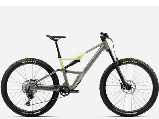 Orbea Occam SL H10 Full Suspension Mountain bike Spaceship green / acid gum gloss Side profile