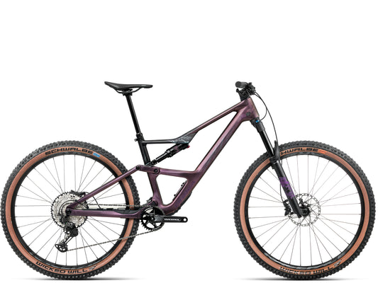Orbea Occam SL M30 Full Suspension Mountain bike Sunset carbon view / black matte Side profile