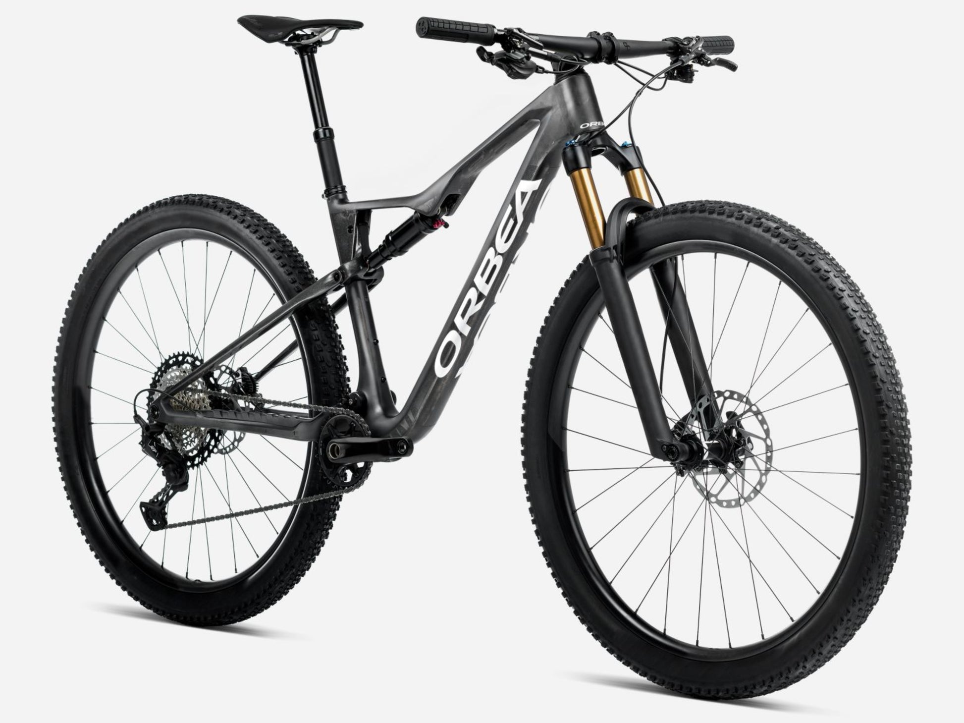 Orbea Oiz Full Suspension Mountain bike Diamond carbon view matte / gloss  Forward facing view