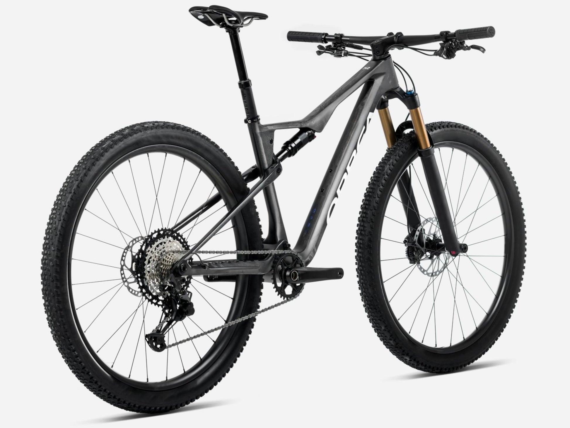 Orbea Oiz Full Suspension Mountain bike Diamond carbon view matte / gloss  Rear facing view