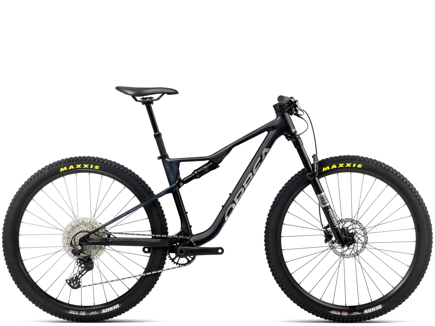 Orbea Oiz H30 Full Suspension Mountain bike Armor black / matte gloss Side profile