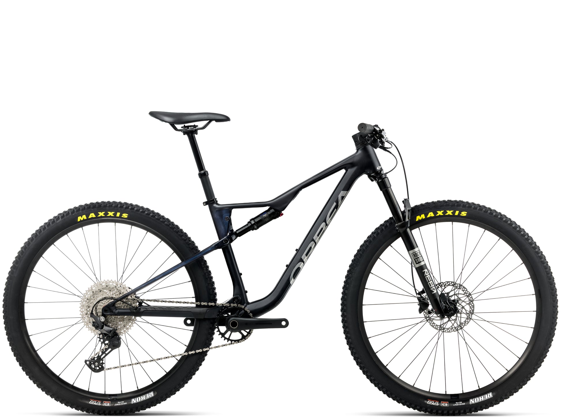 Orbea Oiz H30 Full Suspension Mountain bike Armor black / matte gloss Side profile