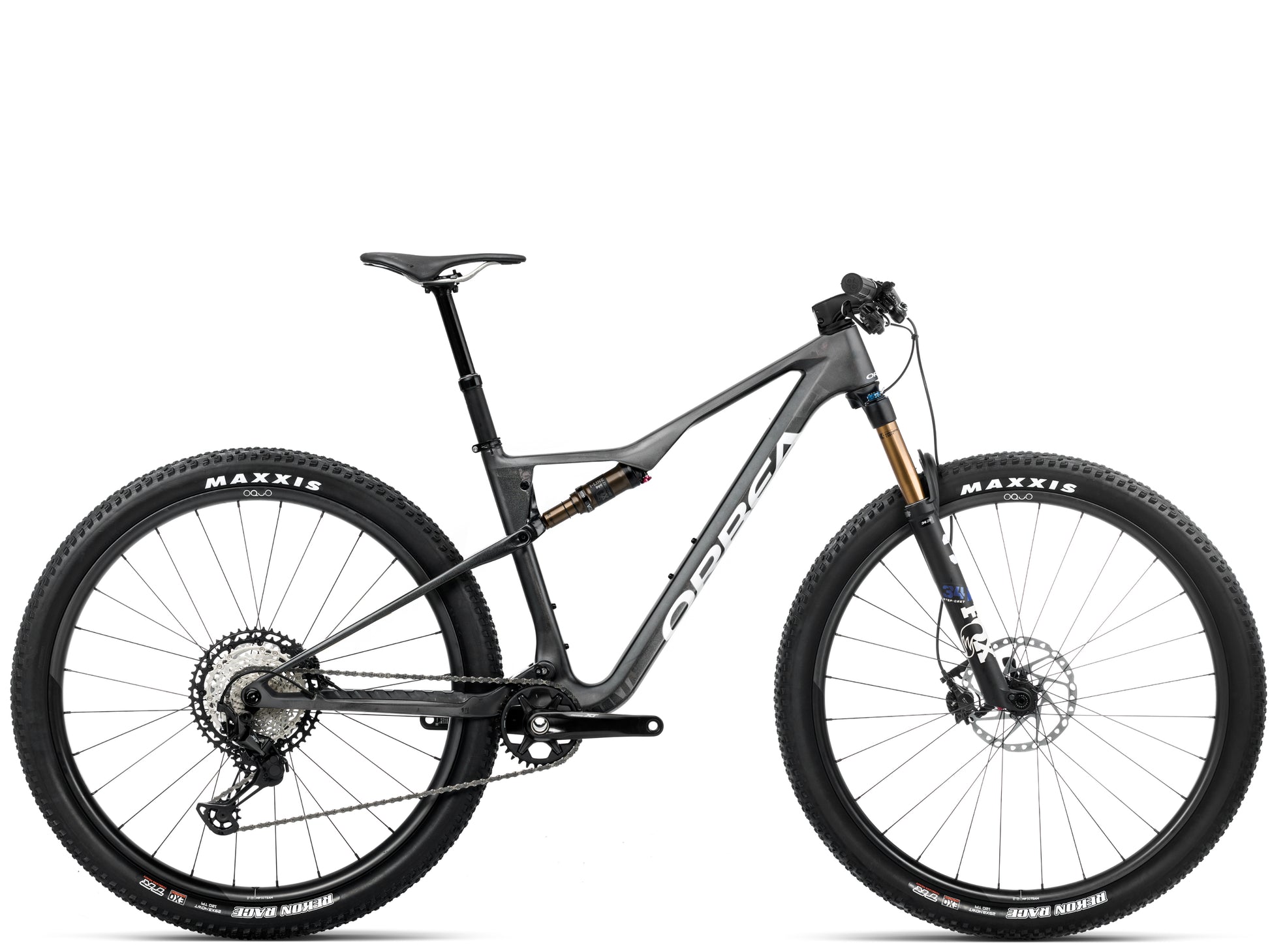 Orbea Oiz M10 Full Suspension Mountain bike Diamond carbon view matte / gloss Side profile