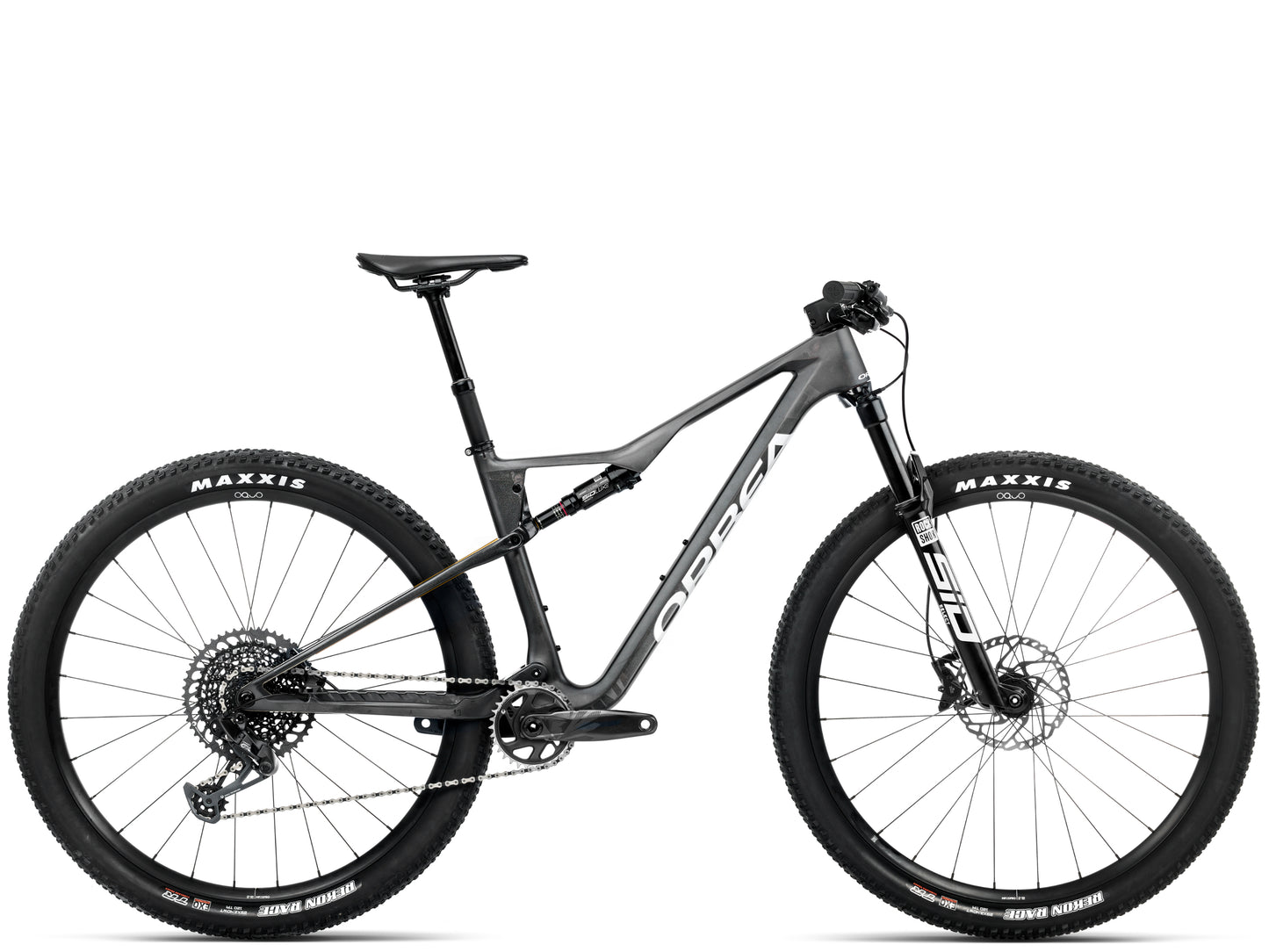 Orbea Oiz M21 Full Suspension Mountain bike Diamond carbon view matte / gloss Side profile