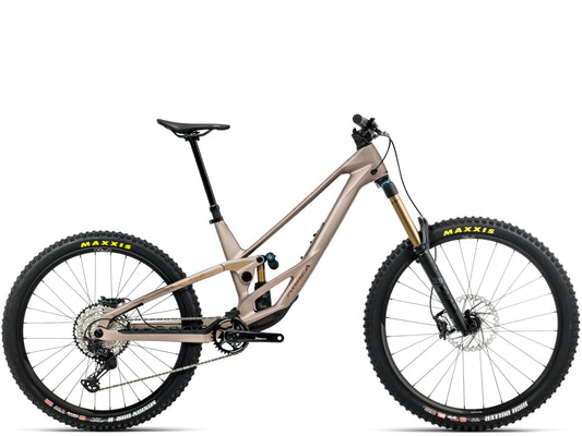 Orbea Rallon E-Team Full Suspension mountain bike Enduro Nickel matte / nickel chrome gloss Side profile