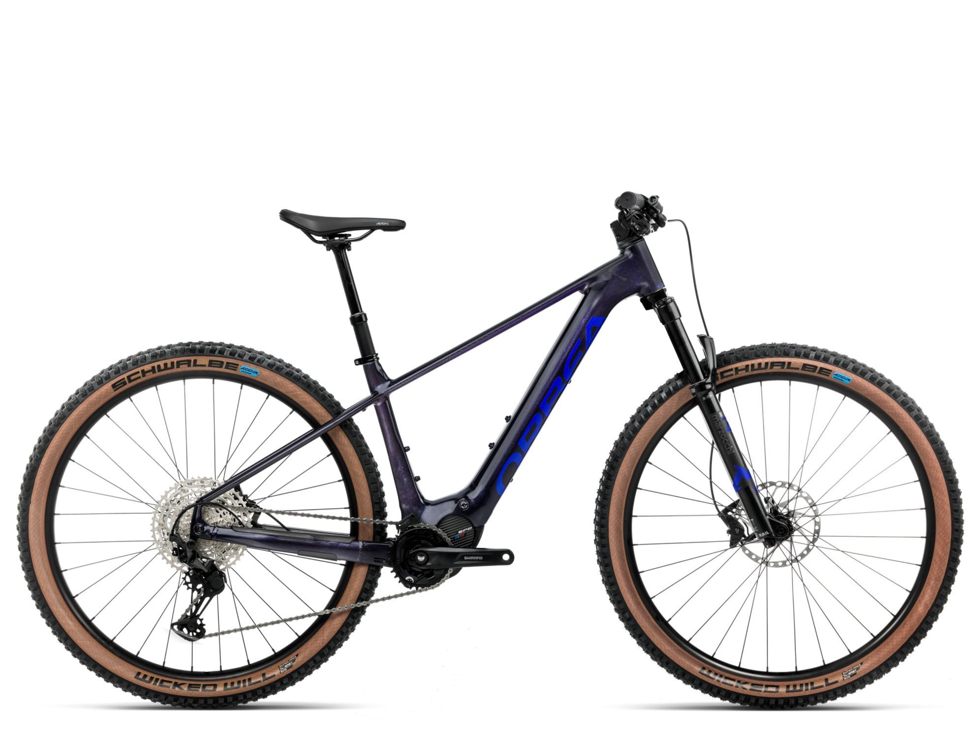 Orbea Urrun 10 Hardtail eMTB Tanzanite blue gloss Side profile