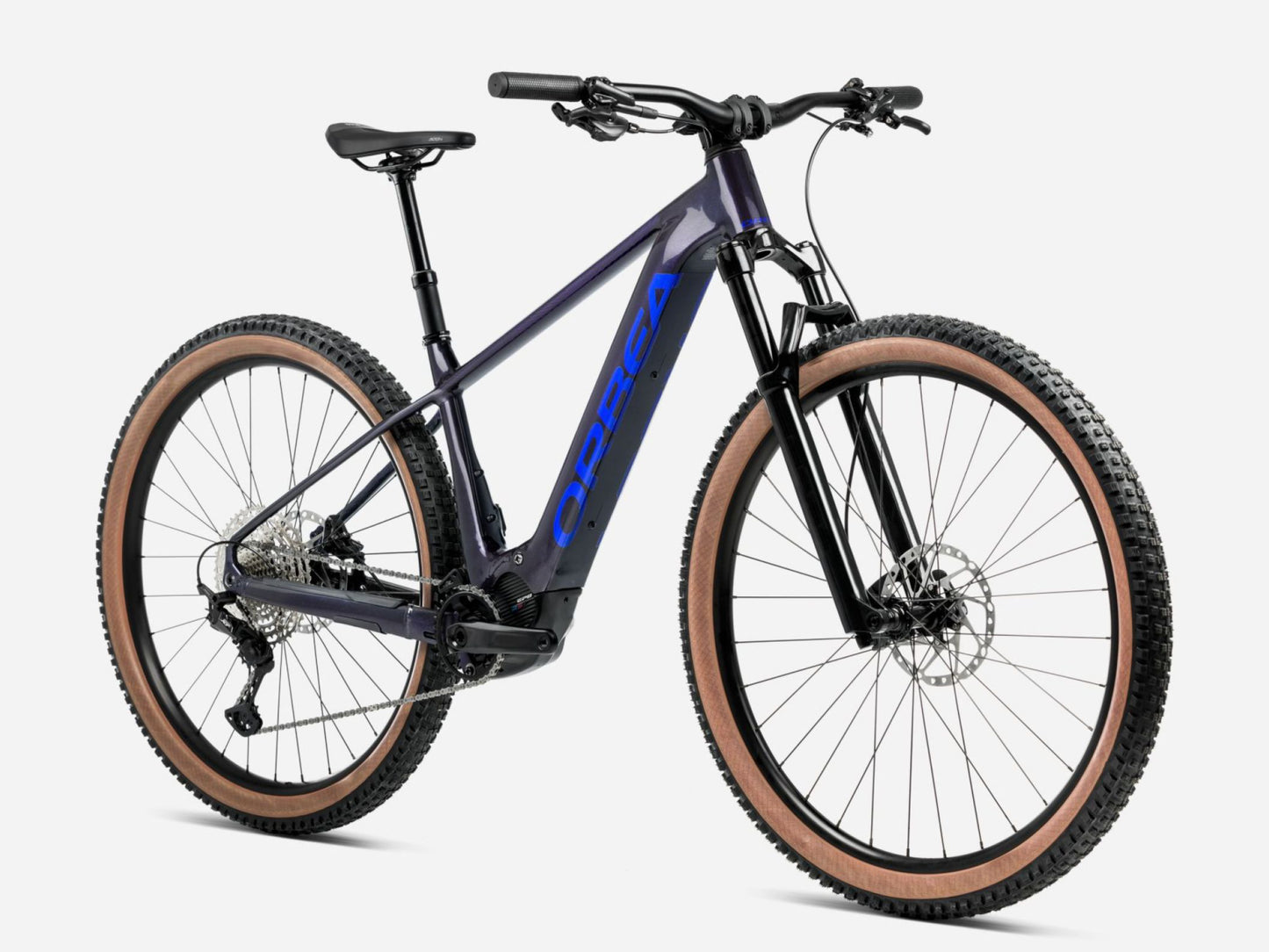 Orbea Urrun 20 Hardtail eMTB Tanzanite blue gloss Forward facing view