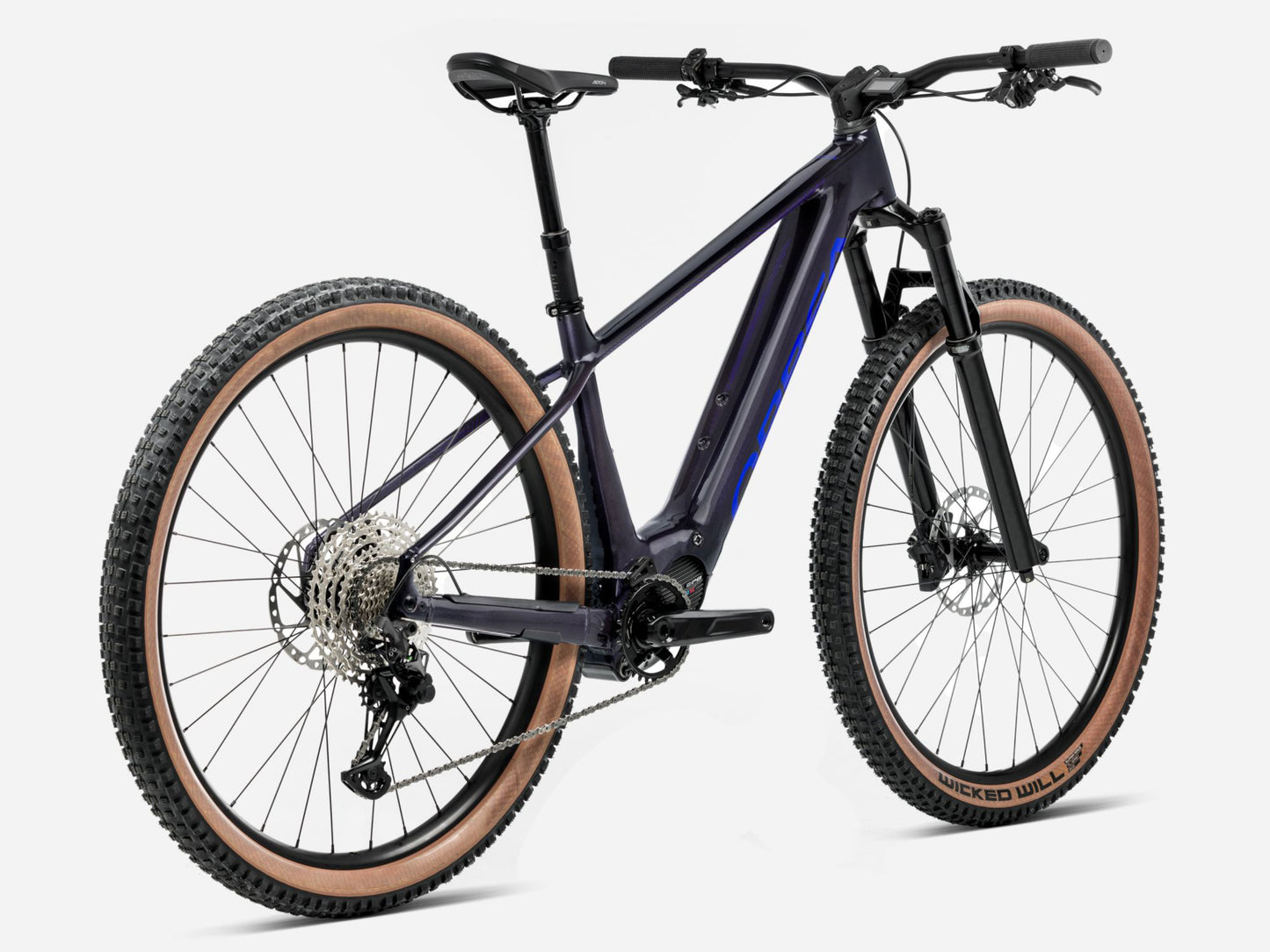 Orbea Urrun 20 Hardtail eMTB Tanzanite blue gloss Rear facing view
