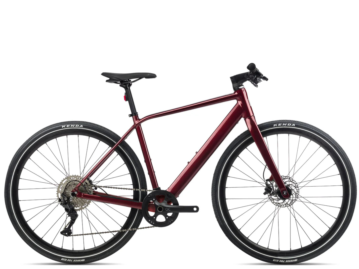 Orbea Vibe H30 Leisure Electric Bike Dark red gloss Side profile