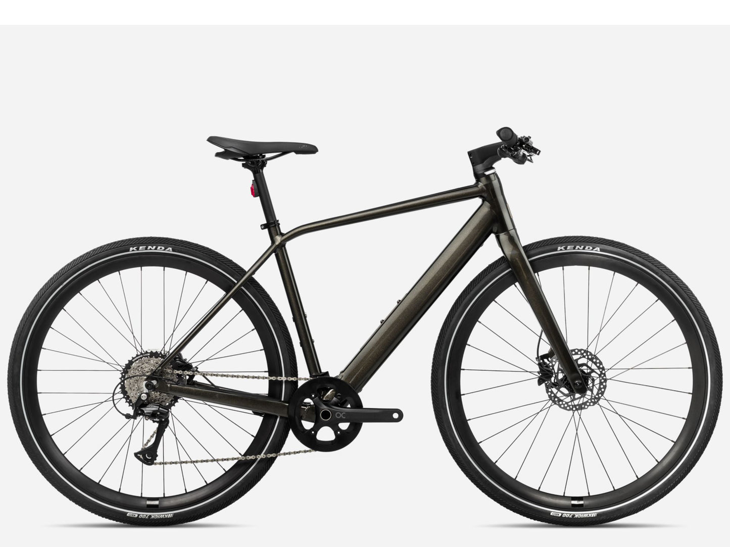 Orbea Vibe H30 Road / commuter eBike Metallic Infinity green gloss Side profile