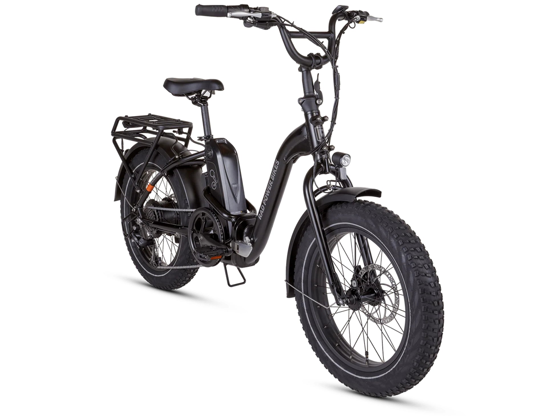 Rad Power RadExpand™ 5 Electric Folding Bike Black Forward facing view