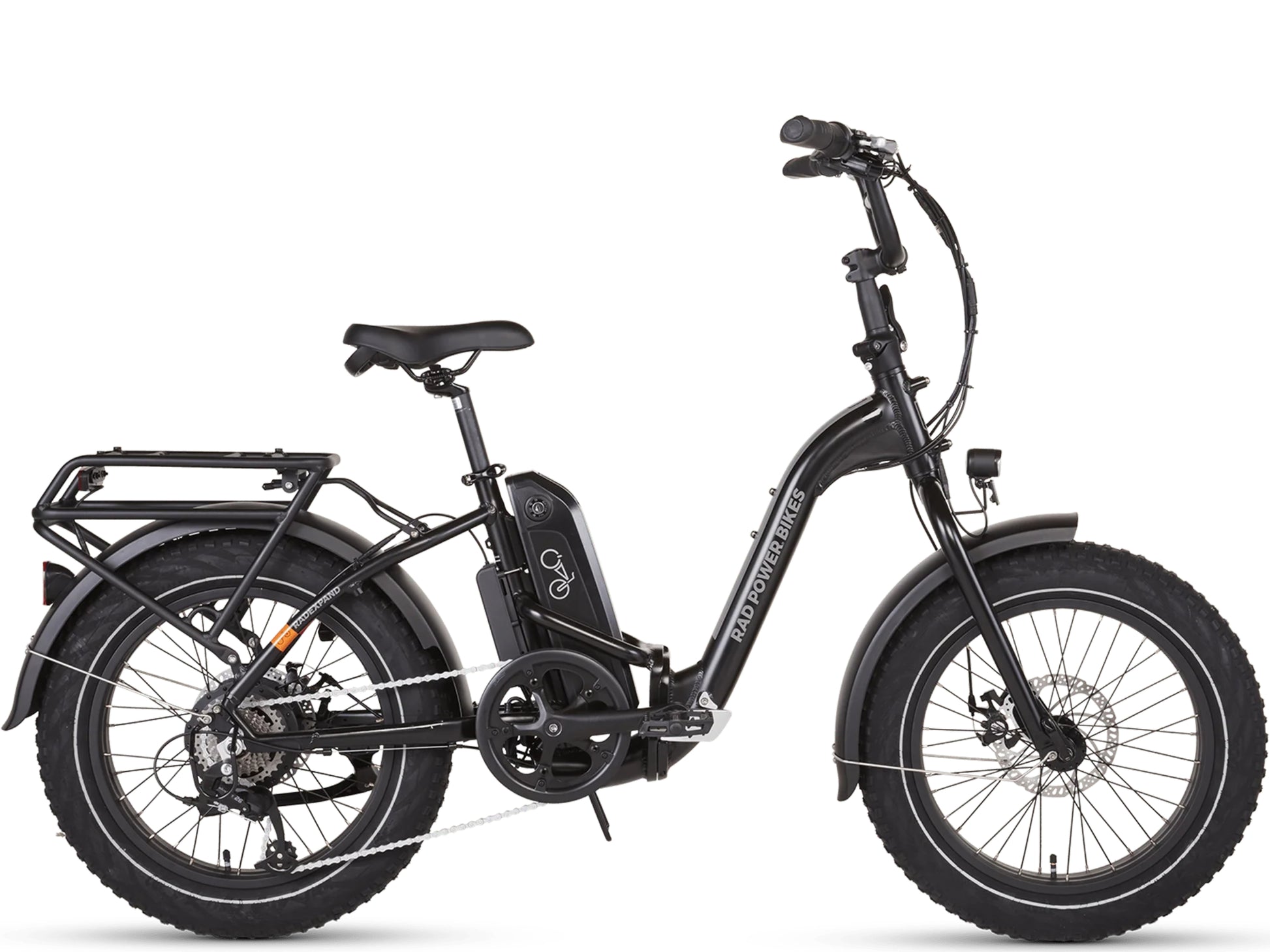 Rad Power RadExpand™ 5 Electric Folding Bike Black Side profile