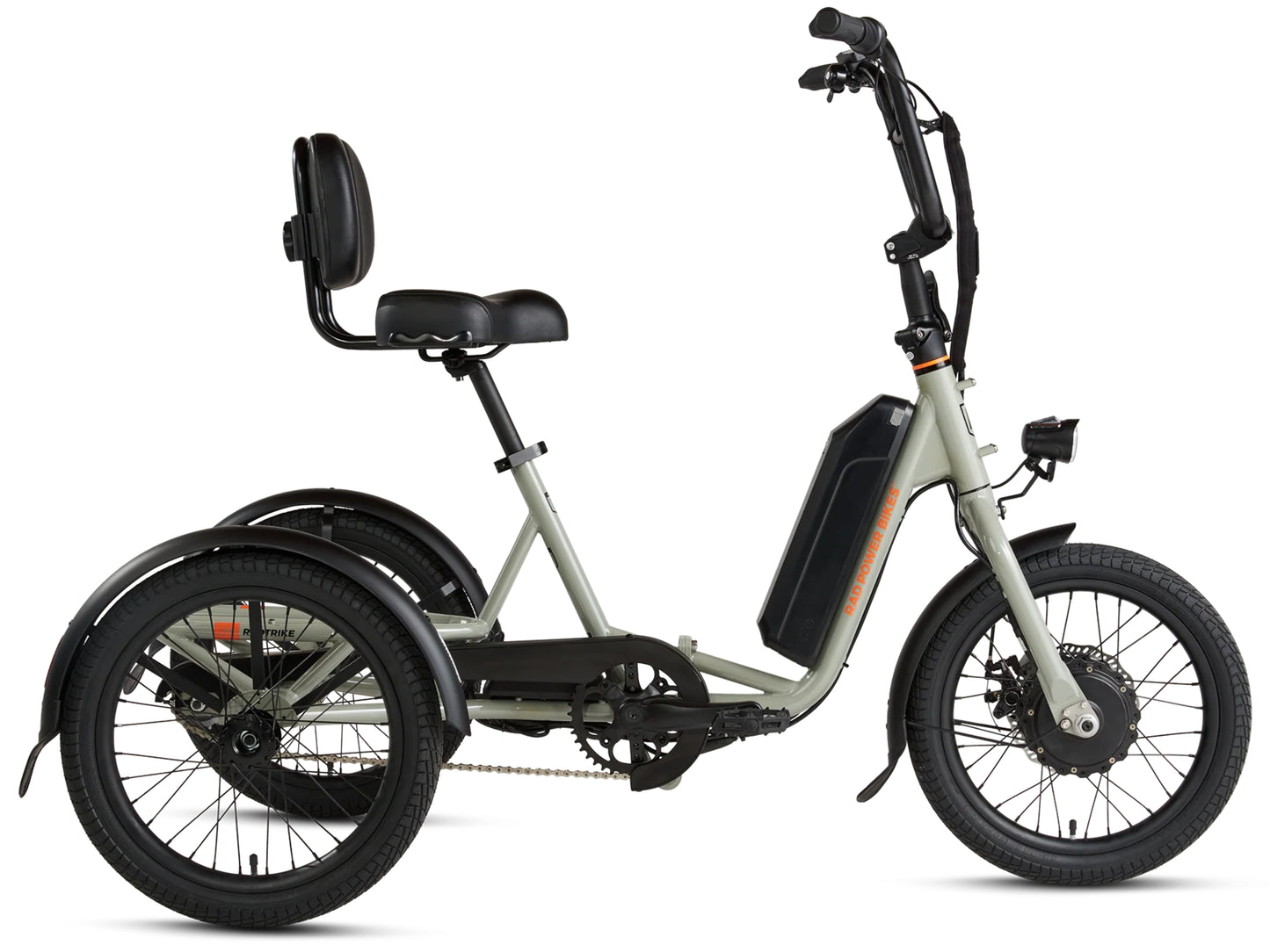 Rad Power RadTrike™ Electric Tricycle Gray Side profile