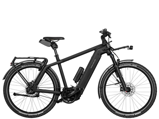 Riese & Muller Charger4 GT Rohloff HS Hardtail Black matte Optional battery chain lock with bag Front carrier