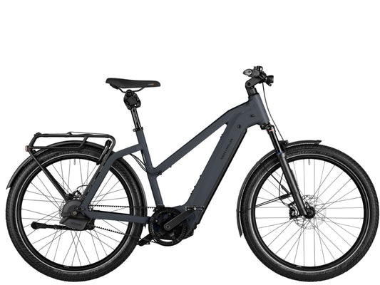 Riese & Muller Charger4 Mixte GT Automatic Storm blue Side profile