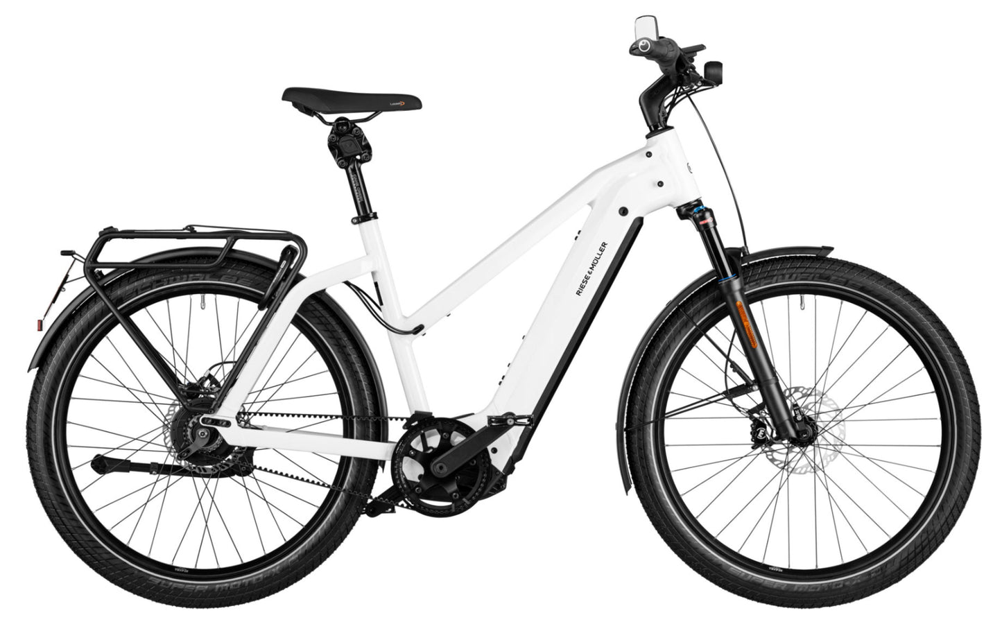 Riese & Muller Charger4 Mixte GT Vario HS Ceramic white side profile